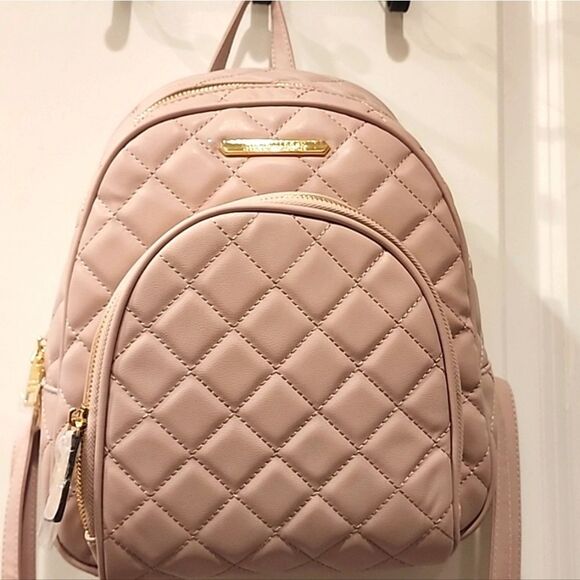 Steve Madden BJordan Quilted Backpack- Pink main image 6